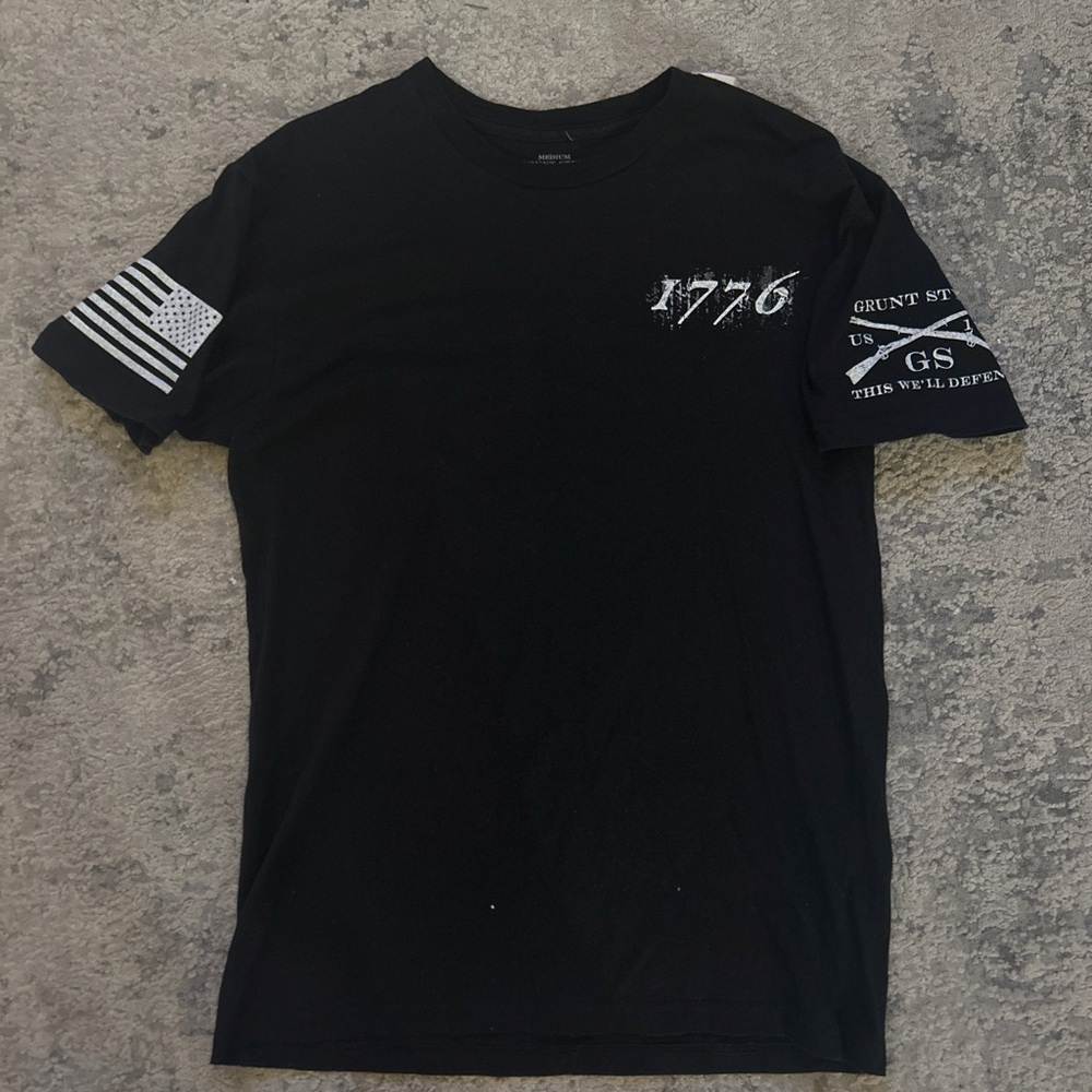 Grunt Style Black 1776 Graphic Tee
